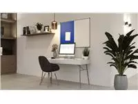 Een Combibord Legamaster UNITE blauw-whitebrd 90x120cm koop je bij All Office Kuipers BV
