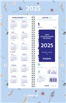 Een Weekkalender 2025 Brepols 190x130 7dagen/1pagina spiraal Fantasie assorti koop je bij De Joma BV