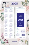 Een Weekkalender 2025 Brepols 190x130 7dagen/1pagina spiraal Fantasie assorti koop je bij Kantorice office & business supplies