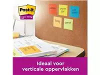 Memoblok 3M Post-it 4645 Super Sticky 101x152mm lijn roze