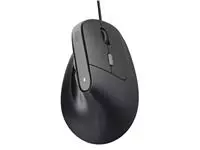 Een Bayo II ergonomic muis zwart koop je bij All Office Kuipers BV