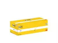 Een Memoblok 3M Post-it 654-CY 76x76mm geel voordeelpak koop je bij iPlusoffice