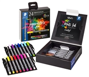 Een Brushpen Staedtler PigmentArts set à 24 kleuren koop je bij van Kerkvoorde & Hollander B.V.