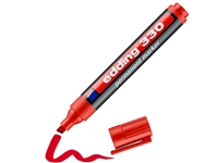 Een Viltstift edding 330 schuin 1.5-5mm rood koop je bij Friese Schrijfkamer