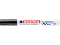 Een Viltstift edding 750 lakmarker creatief rond 2-4mm zwart koop je bij Kantorice office & business supplies