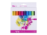 Een Brushpen Talens Ecoline set á 10 stuks primair koop je bij Kantorice office & business supplies