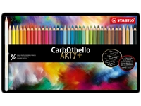 Kleurpotloden STABILO CarbOthello kalkpastel assorti blik à 36 stuks