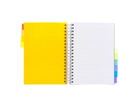 Projectboek Pukka Pad White B5 lijn 10-tabs 400 pagina's 80gr