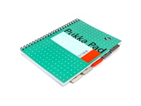 Projectboek Pukka Pad Metallic A4 lijn 5-tabs 200 pagina's 80gr groen