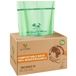 Een Afvalzak bio Mr.Green Mind 26x29cm 2-3 liter dispenser 250 stuks koop je bij Clippz! Office Supplies