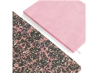 Notitieboek de KEMPEN Brut 171x220mm blanco 192 pagina's 90gr roze