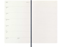 Een Agenda 2027 Moleskine 18M Planner Weekly 7dagen/1pagina large sc sapphire blue koop je bij Kantoorenthuis.nl