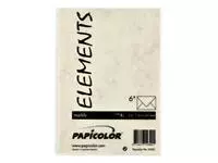 Een Envelop Papicolor C6 114x162mm marble ivoor koop je bij All Office Kuipers BV