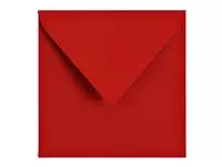 Een Envelop Papicolor 140x140mm rood koop je bij All Office Kuipers BV