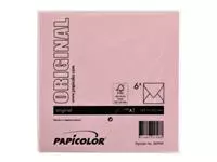 Een Envelop Papicolor 140x140mm babyroze koop je bij All Office Kuipers BV