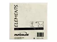 Een Envelop Papicolor 140x140mm marble ivoor koop je bij All Office Kuipers BV