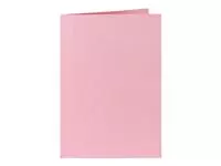 Een Correspondentiekaart Papicolor dubbel 105x148mm babyroze pak à 6 stuks koop je bij Clippz! Office Supplies