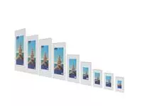 Een Fotolijst MAUL design 70x100cm aluminium frame zilver koop je bij QuickOffice BV