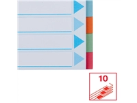 Buy your Tabbladen Esselte Premium A4 10-delig karton 23-rings assorti at QuickOffice BV