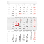 Een 3-Maandkalender 2025 INNI Manager compact-formaat koop je bij Kantorice office &amp; business supplies