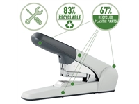 Een Nietmachine Leitz Heavy Duty Flat Clinch 60 vel zilver koop je bij QuickOffice BV