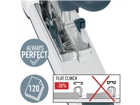 Een Nietmachine Leitz Heavy Duty Flat Clinch 120 vel zilver koop je bij QuickOffice BV