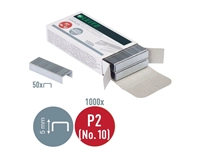 Een Nieten Leitz P2 nr.10 verzinkt 1000 stuks koop je bij De Joma BV