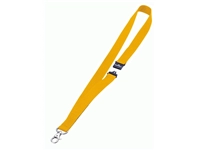 Een Textielkoord Durable 8137 met karabijnhaak geel koop je bij Clippz! Office Supplies