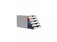 Een Ladenbox Durable Varicolor mix 5 laden koop je bij Kantorice office & business supplies