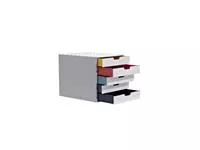 Een Ladenbox Durable Varicolor mix 5 laden koop je bij Kantorice office & business supplies