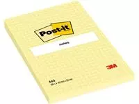 Een Memoblok Post-it 662 102x152mm ruit geel koop je bij De Joma BV