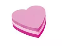 Een Memoblok Post-it Vormen 2007 70x70mm kubus hart roze koop je bij iPlusoffice