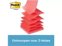 Een Memoblokdispenser 3M Pro tbv Post-it Z-Notes 76x76mm fuchsia koop je bij De Rijk Kantoorshop