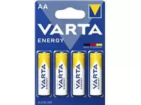 Een Batterij Varta Energy 4xAA koop je bij Continu Kantoor