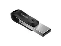 Een Usb-stick Sandisk iXpand-flashdrive Go 3.0 256GB koop je bij iPlusoffice