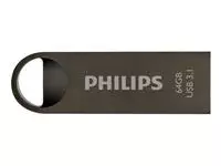 Een USB-stick 3.1 Philips Moon Space Grey 64GB koop je bij iPlusoffice
