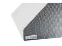 Een Elément d'angle acoustique Sigel 800x150x150mm gris clair koop je bij QuickOffice BV