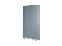 Een Panneau de séparation acoustique Sigel 1000x1800x60mm gris foncé koop je bij QuickOffice BV