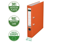 Een Ordner Leitz 1015 180° 52mm PP A4 oranje koop je bij Kantoorboekhandel Van Atten