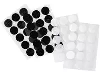 Een Klittenband Folia rond 2cm 15st zwart 15st wit koop je bij All Office Kuipers BV
