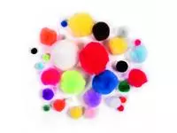 Een Pompon Folia 30 stuks diverse kleuren en afmetingen koop je bij iPlusoffice