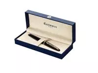 Een Vulpen Waterman Carene Sea black lacquer GT medium koop je bij Kantorice office & business supplies