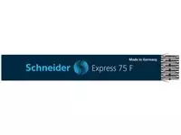 Een Balpenvulling Schneider 75 Express F zwart koop je bij All Office Kuipers BV