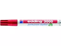 Een Viltstift edding 3000 rond 1.5-3mm rood koop je bij iPlusoffice