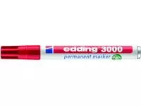 Viltstift edding 3000 rond 1.5-3mm rood