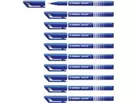 Een Fineliner STABILO Sensor 189/41 F blauw koop je bij Egner kantoorspecialisten