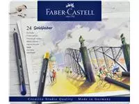 Een Kleurpotloden Faber-Castell Goldfaber assorti blik à 24 stuks koop je bij WinkelVolWinkels