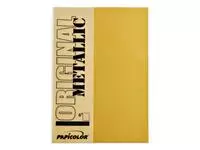 Een Kopieerpapier Papicolor A4 300gr 3vel metallic goud koop je bij QuickOffice BV