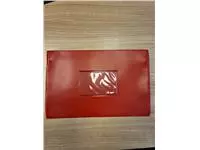 Schooletui 15x26cm met rits skai helder rood