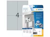 Een Etiket HERMA 4216 105x148mm weerbestendig zilver 100stuks koop je bij QuickOffice BV
